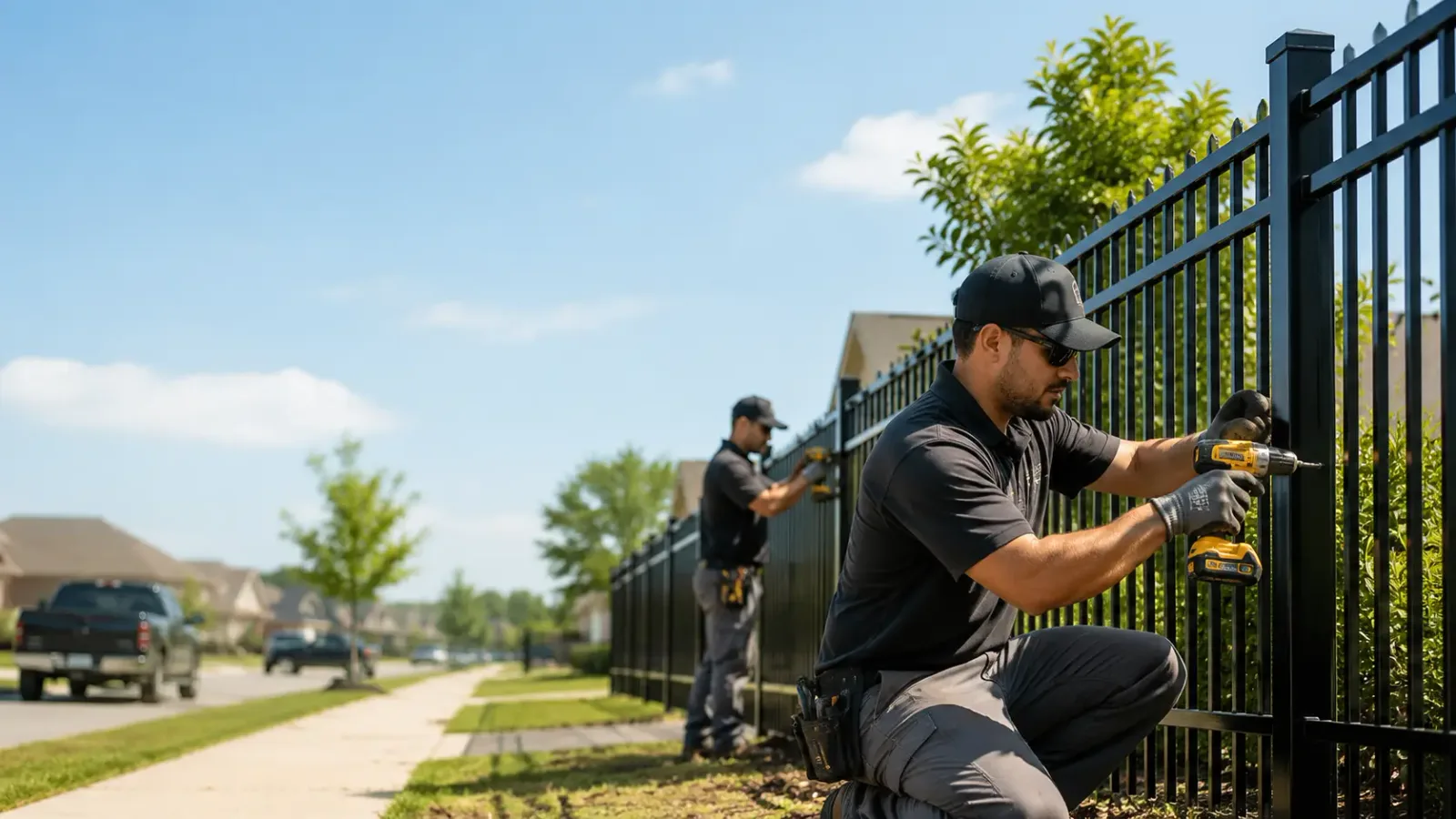 Metal Fence Installation in Barksdale, TX